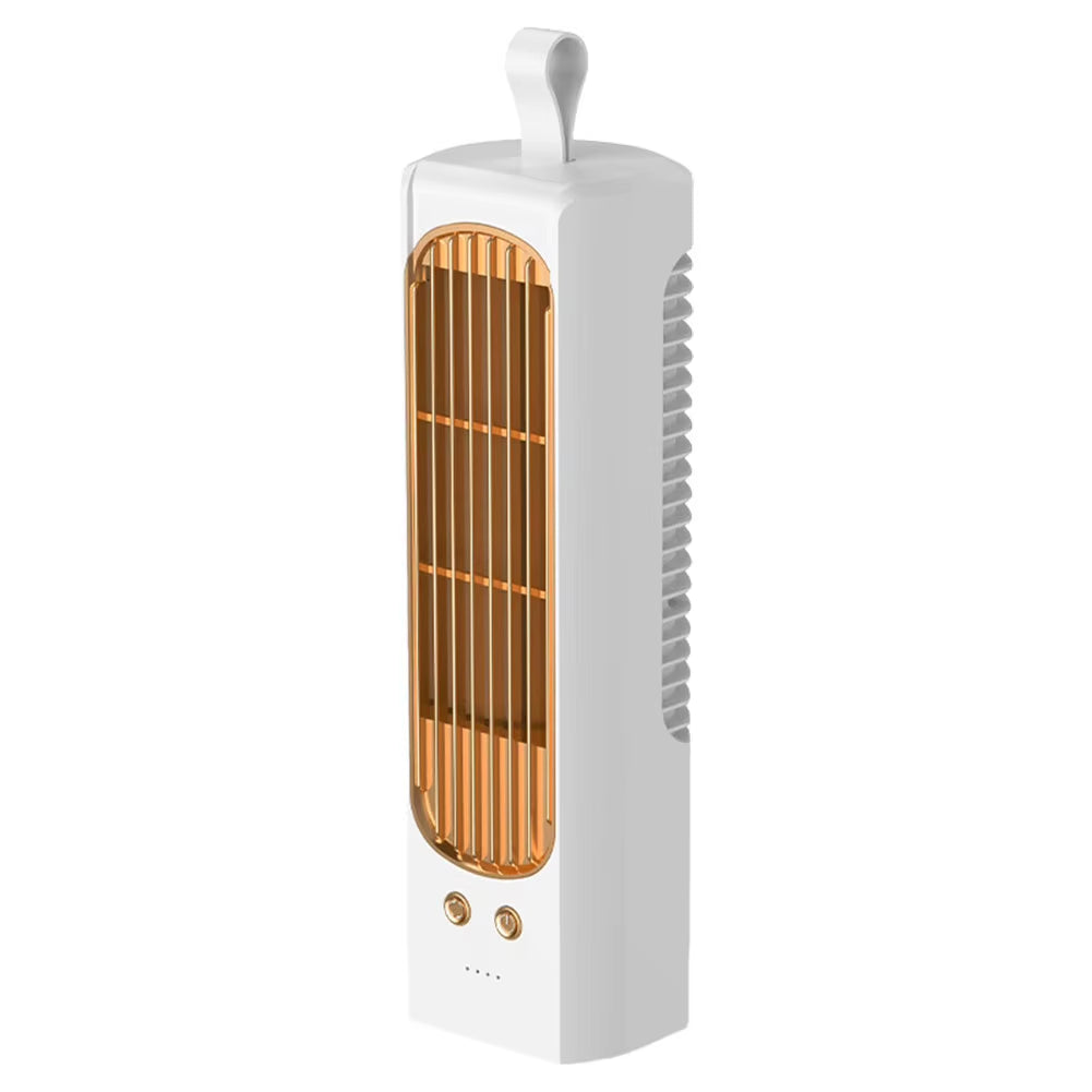 Portable Bladeless Tower Fan 2/3 Speeds Electric Fan Personal Fan Quiet Standing Fan Rechargeable Wall Mount Fan Desktop Fan New