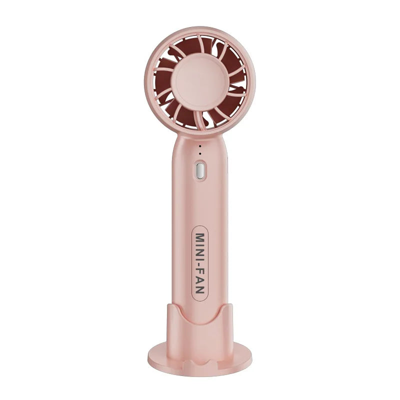 Portable Hand Fan Air Fan Cooler Outdoor Electric Fan Portable Air Conditioner Mini Cooler Cooling USB Rechargeable Cold Fan