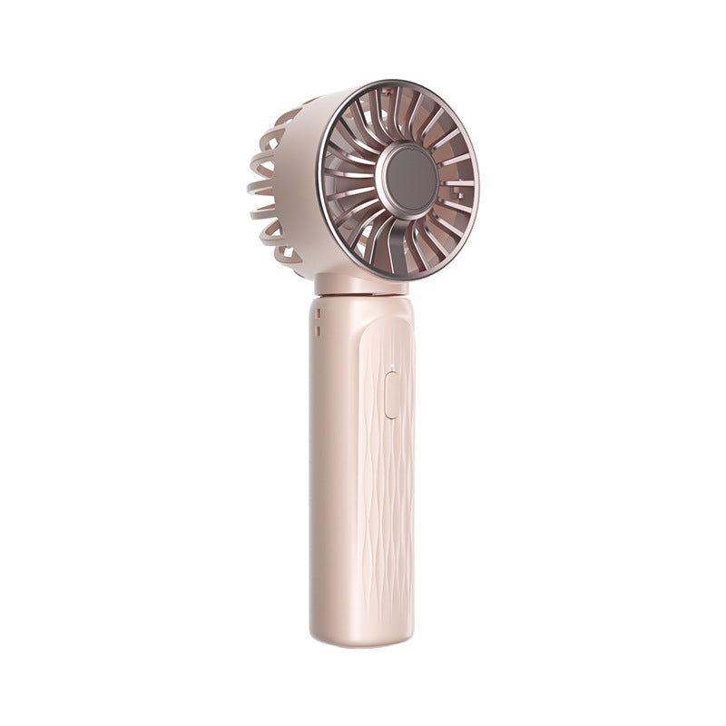 Turbos Chilled Ice Sensation Cold Fan Super Mini Turbos Speed Fan USB Powered Digital Display for Outdoor Camping Travel