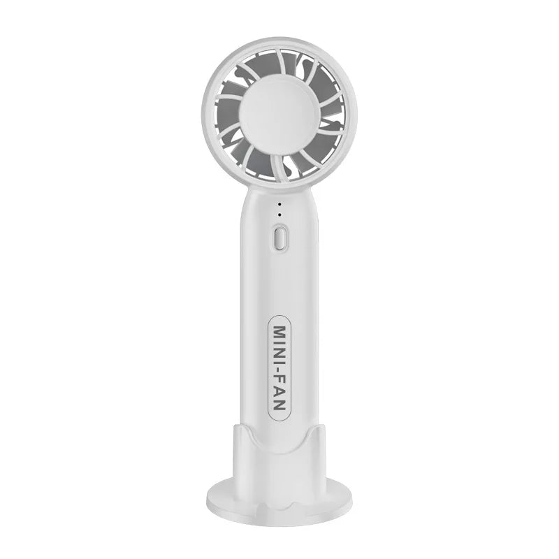 Portable Hand Fan Air Fan Cooler Outdoor Electric Fan Portable Air Conditioner Mini Cooler Cooling USB Rechargeable Cold Fan