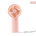 Portable Hand-Held Fan Low Noise Pocket Size Small Electric Fan Outdoor Fan Cute Handheld Mini Fan Air Coolers Lightweight Fan