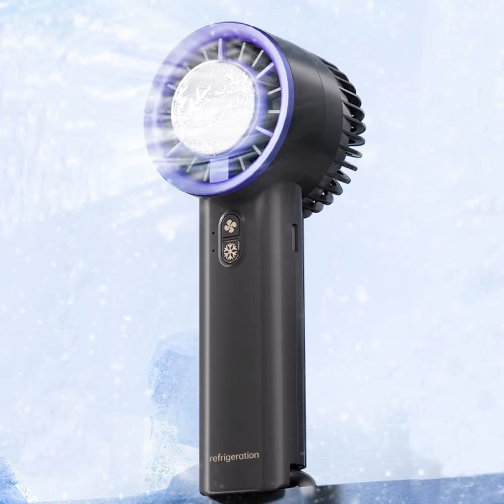 Travel Portable Handheld Turbo Fan Cooling Mini Fan Collapsible Personal Fan USB Battery Operated Semiconductor Cooling Fan