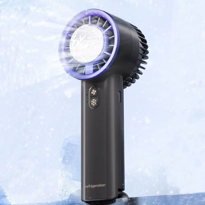 Travel Portable Handheld Turbo Fan Cooling Mini Fan Collapsible Personal Fan USB Battery Operated Semiconductor Cooling Fan